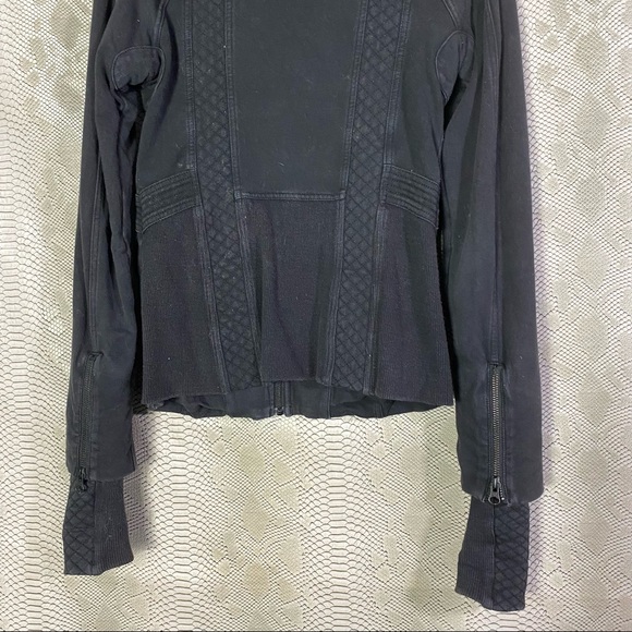 Lululemon Bloc super long zip up sweater with thumb holes 4FOR125 - Picture 5 of 8